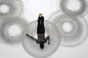 Tony Orrico 8 Circles Photo by Michael Hart